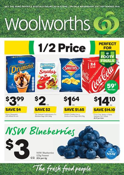 Woolworths Catalogue 21 - 27 September 2016 Deals