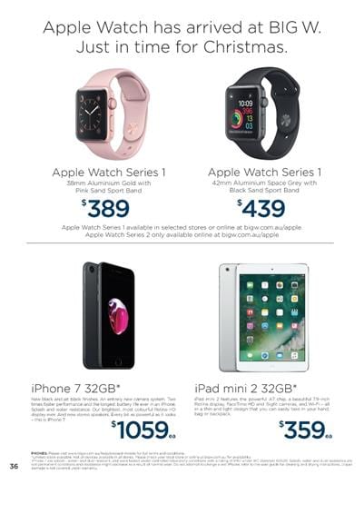 Big W Christmas Catalogue Apple Products 2016