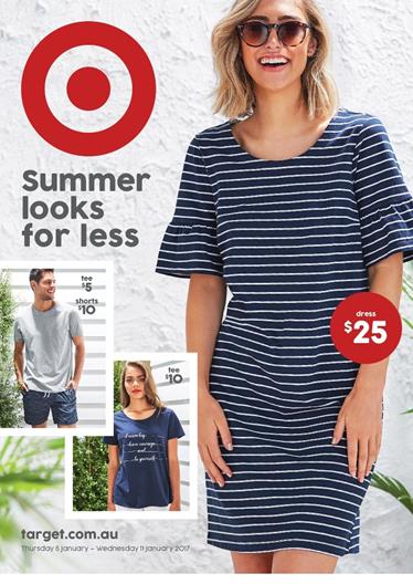 Target Catalogue Summer Clothing 4 - 11 Jan 2017