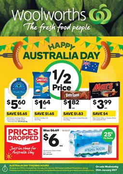 Woolworths Catalogue Australia Day 25 Jan 2017