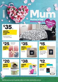 Mothers Day Gifts Woolworths Catalogue 26 Apr - 2 May 2017