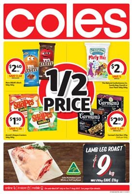 Coles Catalogue Grocery 26 Jul - 1 Aug 2017