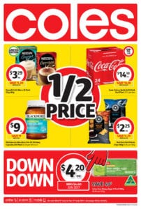 Coles Catalogue Half Price Deals 3 July 2017