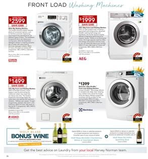 Washing Machine Harvey Norman Catalogue July 2017