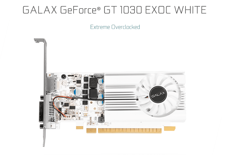 Galax GeForce GT 1030 EXOC Extreme Review 2017