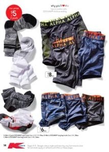 Kmart Catalogue Sports Underwear 31 Aug - 20 Sep 2017