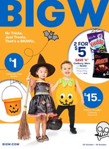 Big W Catalogue Halloween 5 - 18 October 2017
