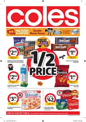Coles Catalogue Deals 25 - 31 October 2017