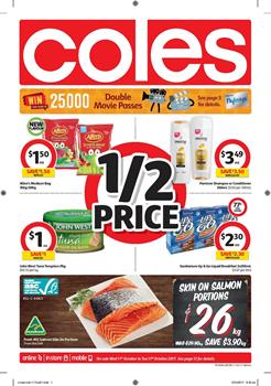 Coles Catalogue Deals October 11 - 17 2017