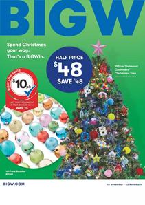 Big W Catalogue Christmas Trees 16 - 22 November 2017