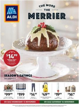 ALDI Christmas Treats 13 Nov 2019 cover page