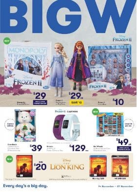 Big W Catalogue Frozen II Toys