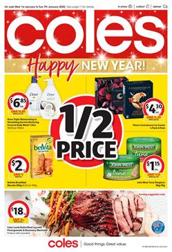 Coles Half-Price Snacks 1 - 7 Jan 2020