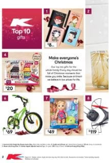 Kmart Top 10 Christmas Gifts Catalogue Sale 5 - 18 Dec 2019