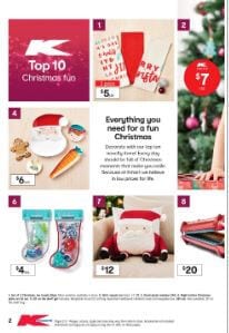 Kmart Top 10 Christmas Products