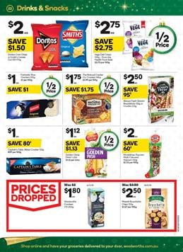 Woolworths Catalogue Christmas Snack Sale 18 - 25 Dec 2019