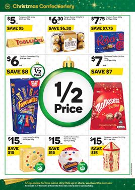 Woolworths Catalogue Snack Specials