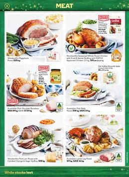 Woolworths Christmas Food Catalogue Sale 18 - 25 Dec 2019