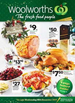 Woolworths Christmas Food Catalogue Sale 18 - 25 Dec 2019