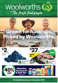 Woolworths Fruit and Veg are Australian Products cover page