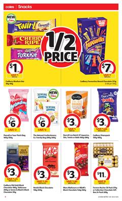 Coles Catalogue Snacks 15 Jan 2020 | New Deals