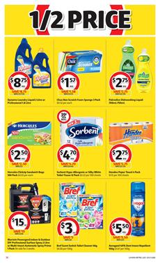 Coles Half-Price Cleaning Supplies 22 - 28 Jan 2020