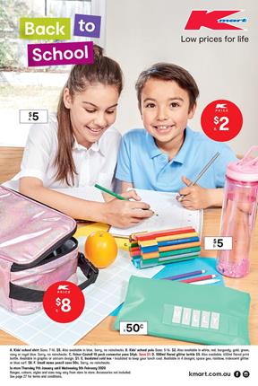 Kmart Back to School Catalogue Jan 2020