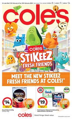 Coles Catalogue Stikeez 12 - 18 Feb 2020