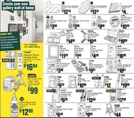 Bunnings Catalogue Frames and Wall Products March 2020