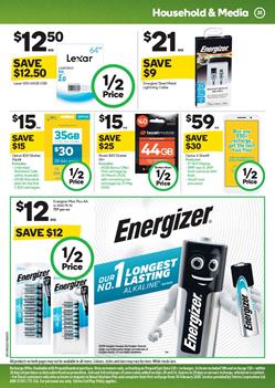 Woolworths Catalogue Energizer Products 11 - 17 Mar 2020