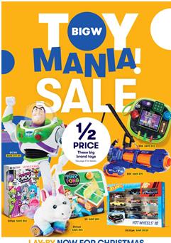 Big W Toy Mania Sale 2020