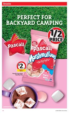 Coles Pascall Marshmallows Half-Price Sale