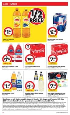 Coles Snack Sale 6 - 12 May 2020