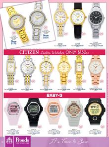 Prouds Catalogue Mother's Day Watch Sale