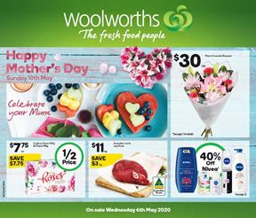 Woolworths Catalogue Mother's Day 6 - 12 May 2020