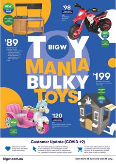 Big Toys From Big W Toy Mania Sale - Big Deals