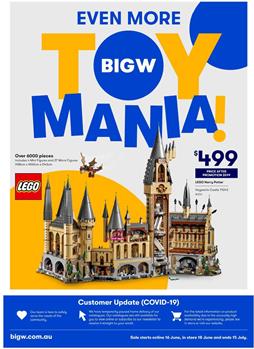 Big W Craft Toys 16 Jun - 15 Jul 2020 - Toy Mania Sale