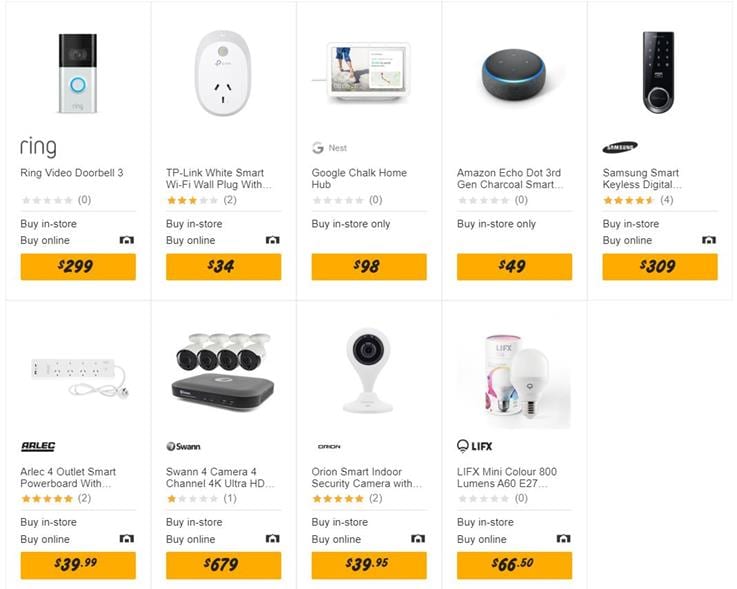 Bunnings Smart Home Products