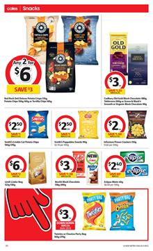Coles Half-Price Cheezels and Snack Sale 3 - 9 Jun 2020