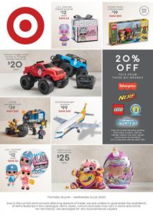 Target Catalogue LEGO Sets 25 Jun - 15 Jul 2020