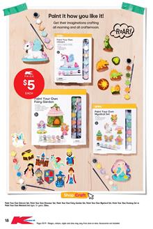 Kmart Catalogue Paint Your Own Unicorn Set