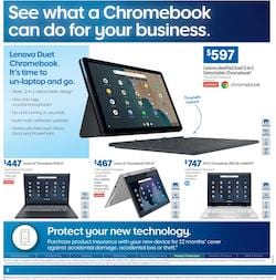 Officeworks Catalogue Lenovo ideaPad Duet 2-in-1 Chromebook