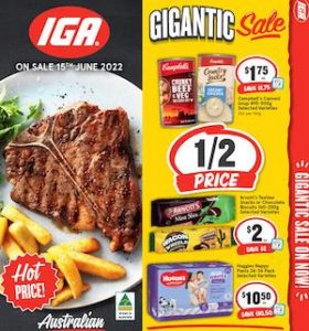 Coles Woolworths and IGA Catalogues 15 - 21 Jun 2022