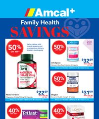 Amcal Catalogue August 6 - 20, 2025 Family Health Savings