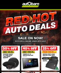 Autobarn Catalogue July 14 - 28, 2026 Red Hot Auto Deals