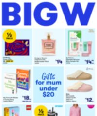 Big W Catalogue Mother's Day Gift Sale 2024 page 1 thumbnail