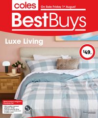 Coles Catalogue August 1 - 14, 2025 Best Buys - Luxe Living