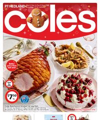 Coles Catalogue December 3 - 9, 2025 WA PT HEDLAND