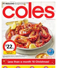 Coles Catalogue November 26 - December 2, 2025 WA PT HEDLAND