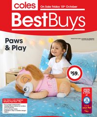 Coles Catalogue October 10 - 23, 2025 Best Buys - Paws & Play